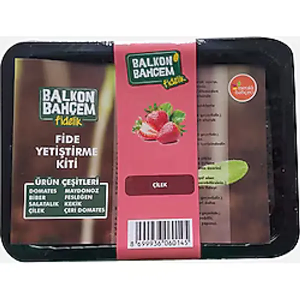 Balkon Bahçem Çilek Fide Yetiştirme Kiti