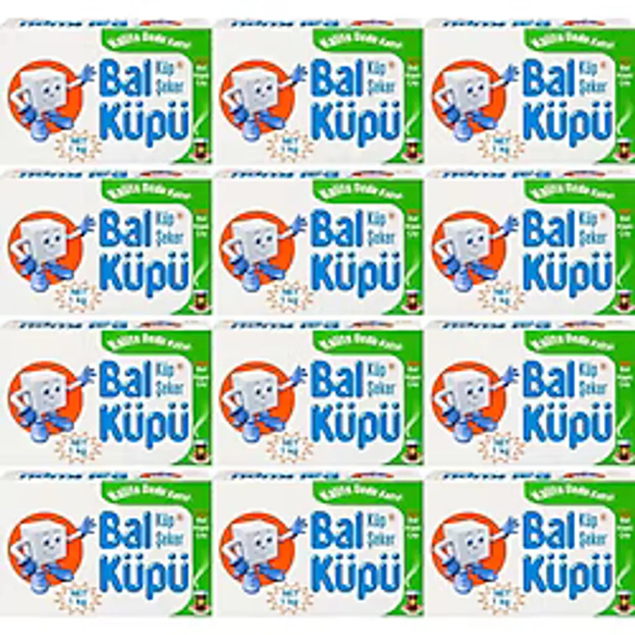 Balküpü Küp Şeker 1 kg 12'li