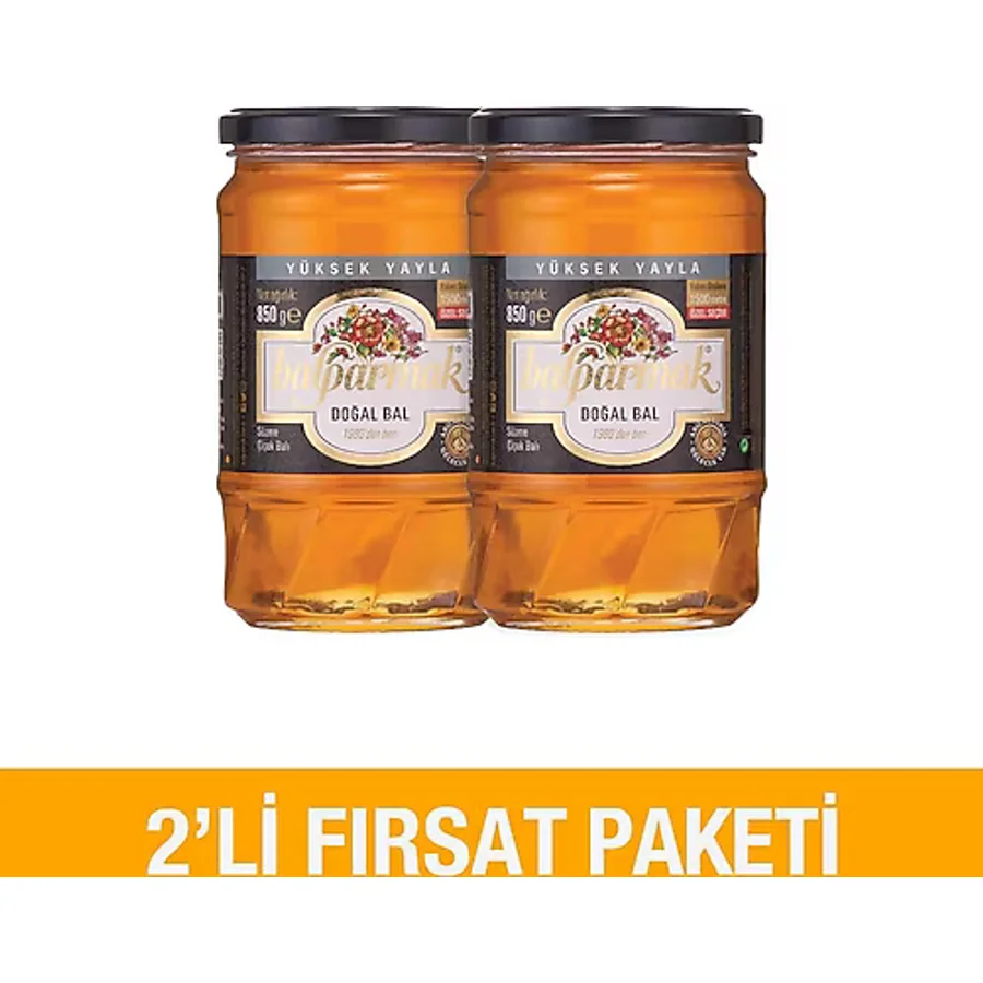 Balparmak 850 gr 2 Adet Yüksek Yayla Süzme Çiçek Balı