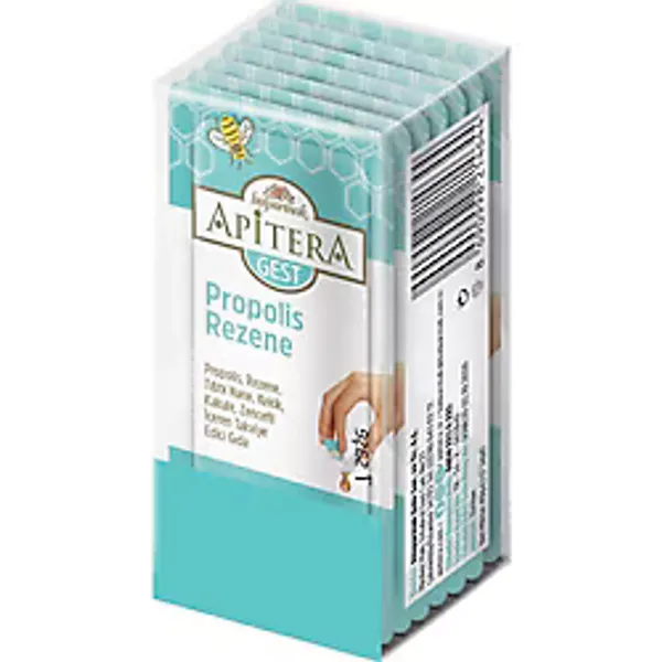 Balparmak Apitera GEST Doğal Bal, Rezene, Tıbbi Nane, Kekik, Kakule, Zencefil ve Propolis İçeren Takviye Edici 7'li Saşe - 49 gr