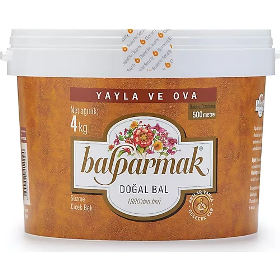 Balparmak Yayla ve Ova Süzme Çiçek Balı 4 kg