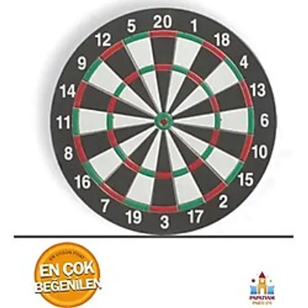 Bambapaw Dart Tahtası İle Çift Yönlü Dart Oyun Seti: 6 Oklu, Profesyonel Kalite