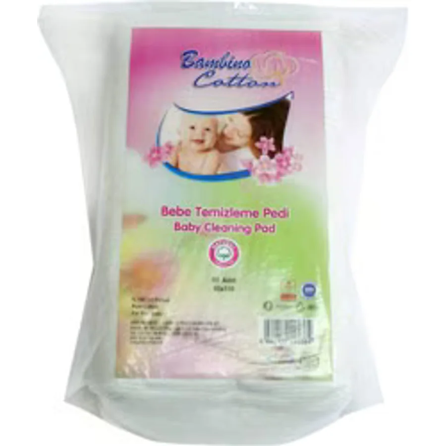 Bambino Cotton 60'lı Bebek Temizleme Pamuğu