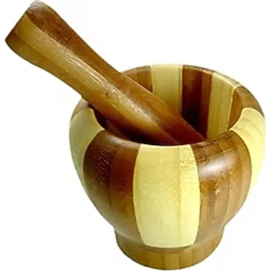 Bambu Havan Ahşap Büyük