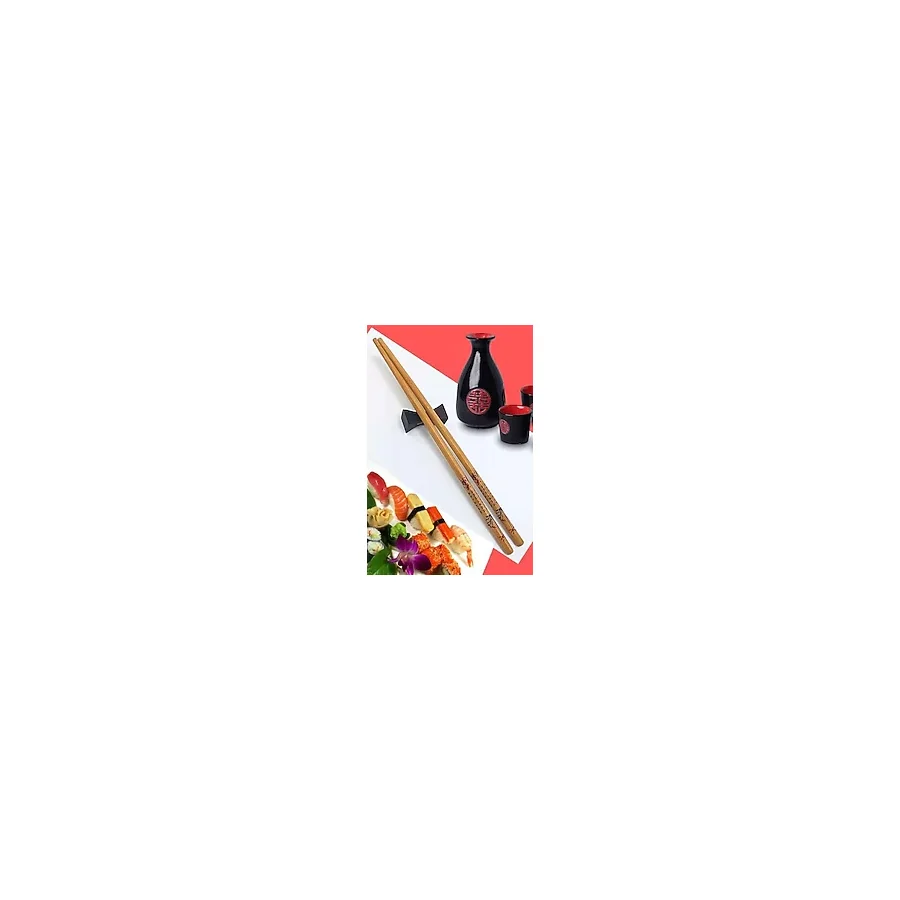 Bambu Organik Chopstick Yemek Çubuğu Haşi 10 Çift Uzak Doğu Tip - 0,5 L
