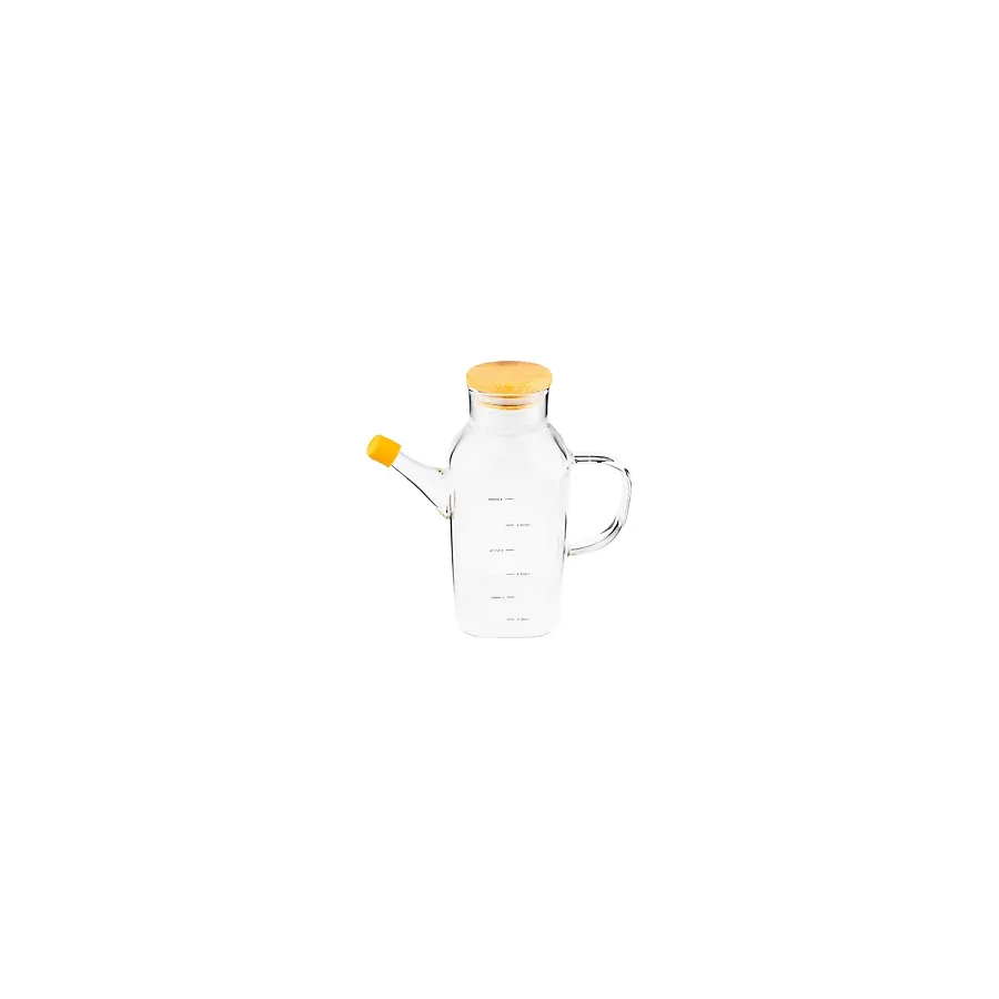 Bambum Petto Bambu Kapaklı 600 ml Yağdanlık