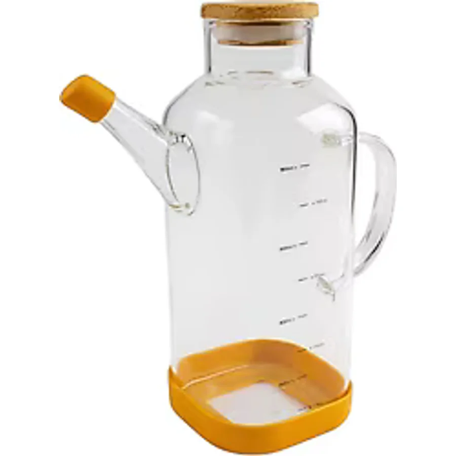 Bambum Petto Bambu Kapaklı 800 ml Yağdanlık