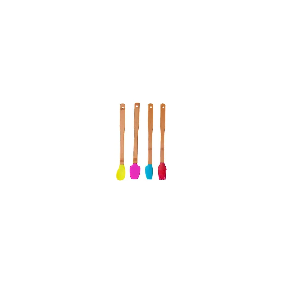 Bambum Zolly 4'lü Küçük Spatula Seti B3340