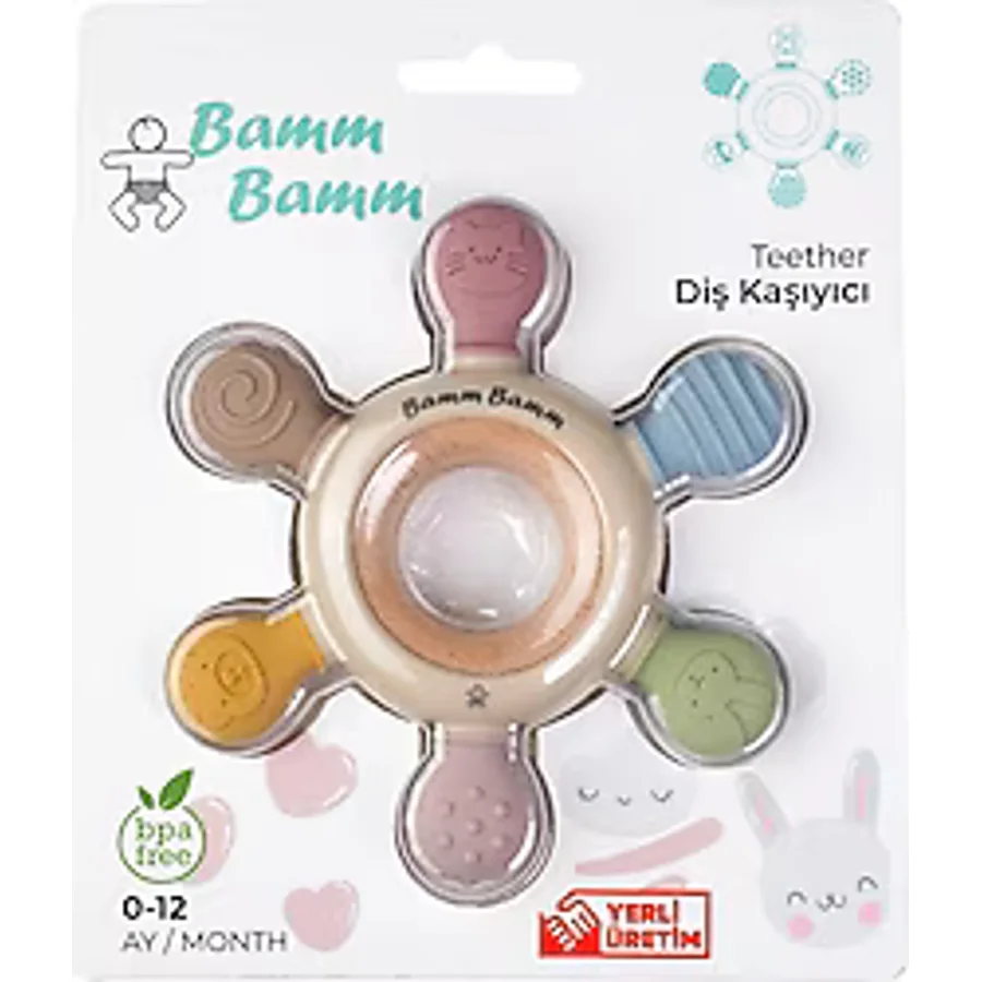 Bamm Bamm Silikon Diş Kaşıyıcı