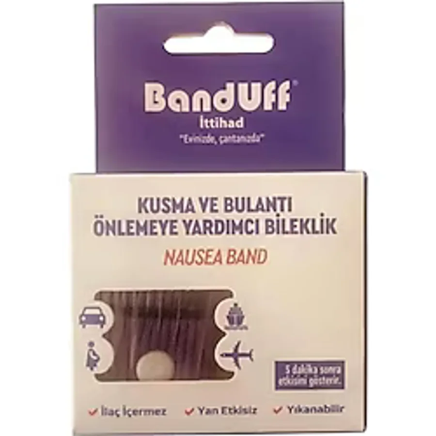 Banduff Kusma Ve Bulantı Önleyici Bileklik Yetişkin Mor