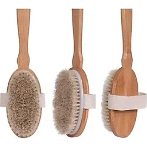 Banyo Keyfi için At Kılı Saplı Duş Fırçası