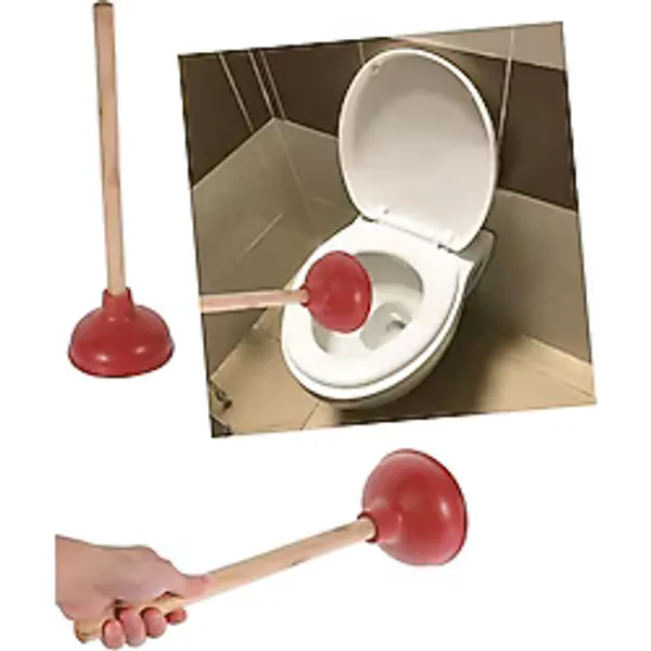 Banyo Klozet Pompası Kaucuk Güçlü Vakum Pompası Tuvalet Lavabo Evye Pisivar Tıkanık Açma - Standart