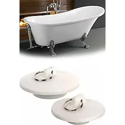 Banyo Küvet Lavabo Tıpası Lavabo Gider Tıkacı Banyo Gider Tıpası 2 Li
