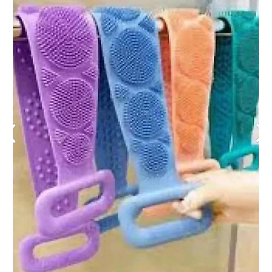 Banyo Sırt Kesesi Çift Taraflı Silikon Duş Lifi Fırçası