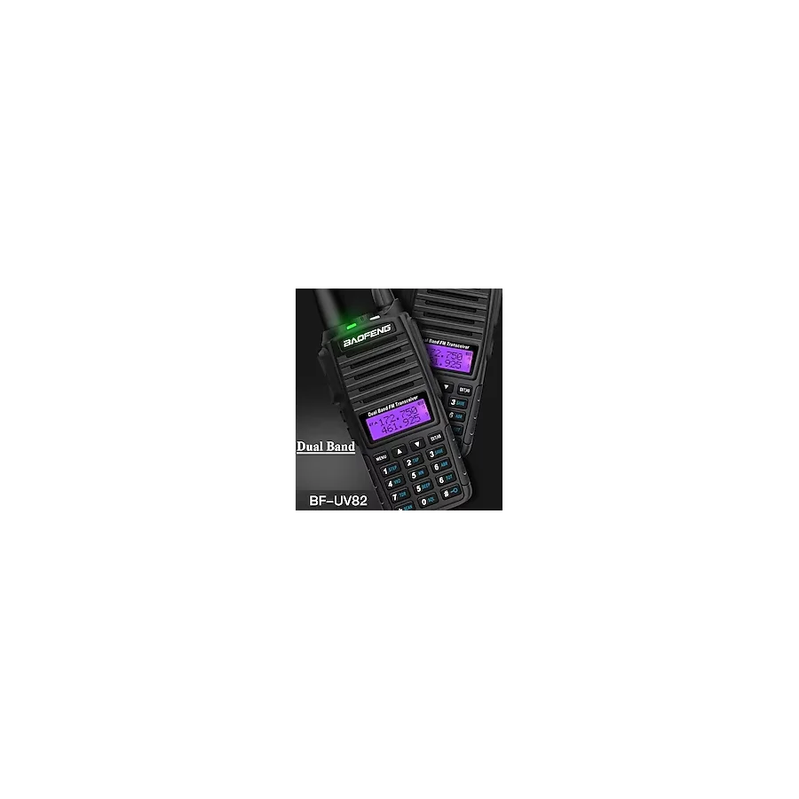 Baofeng Uv-82 El Telsizi 8w 2800mah Type-c Batarya Kulaklık