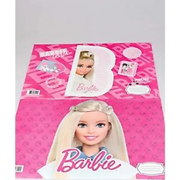 Barbie "dekomus Cep Defteri Hediyeli" Lisanslı Barbıe 2'li Beslenme Örtüsü - Krem - 1
