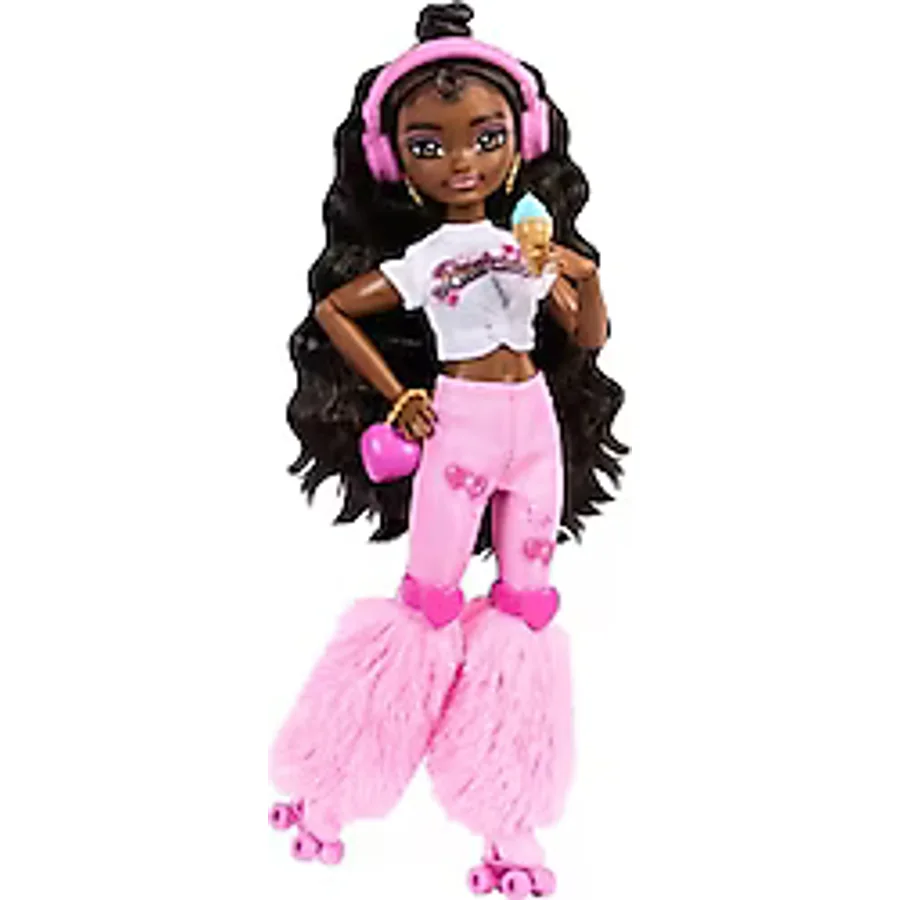 Barbie Dream Besties Paten Partisi Brooklyn Bebek ve Aksesuarları JFX97