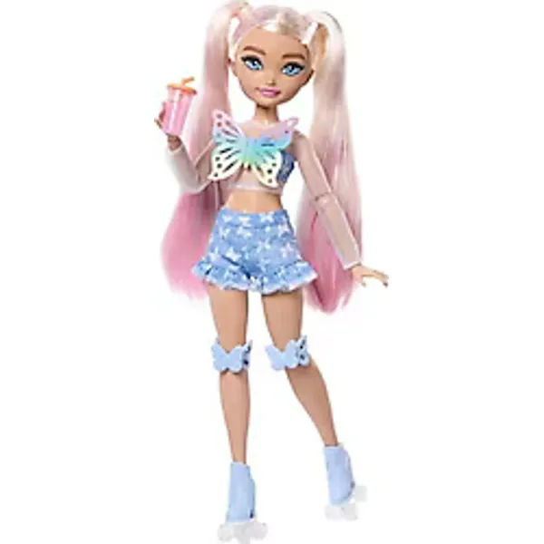 Barbie Dream Besties Paten Partisi Malibu Bebek ve Aksesuarları JFX96