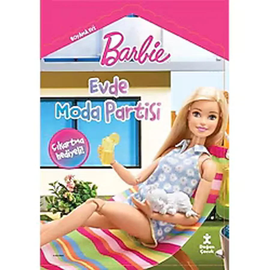 Barbie - Evde Moda Partisi - Boyama Evi