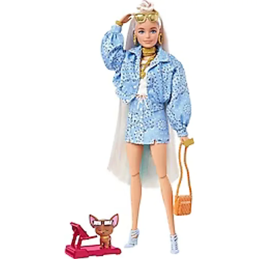Barbie Extra Mavi Takımlı Bebek HHN08