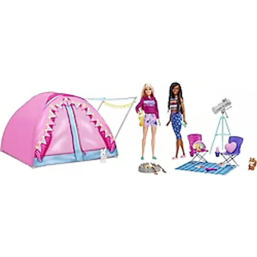 Barbie Malibu ve Brooklyn Kampta Oyun Seti HGC18
