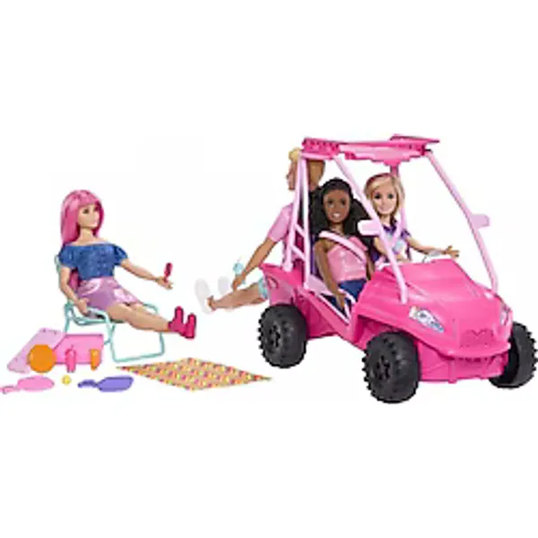 Barbie Mysteries Beach Detectives Plaj Arabası JFV68