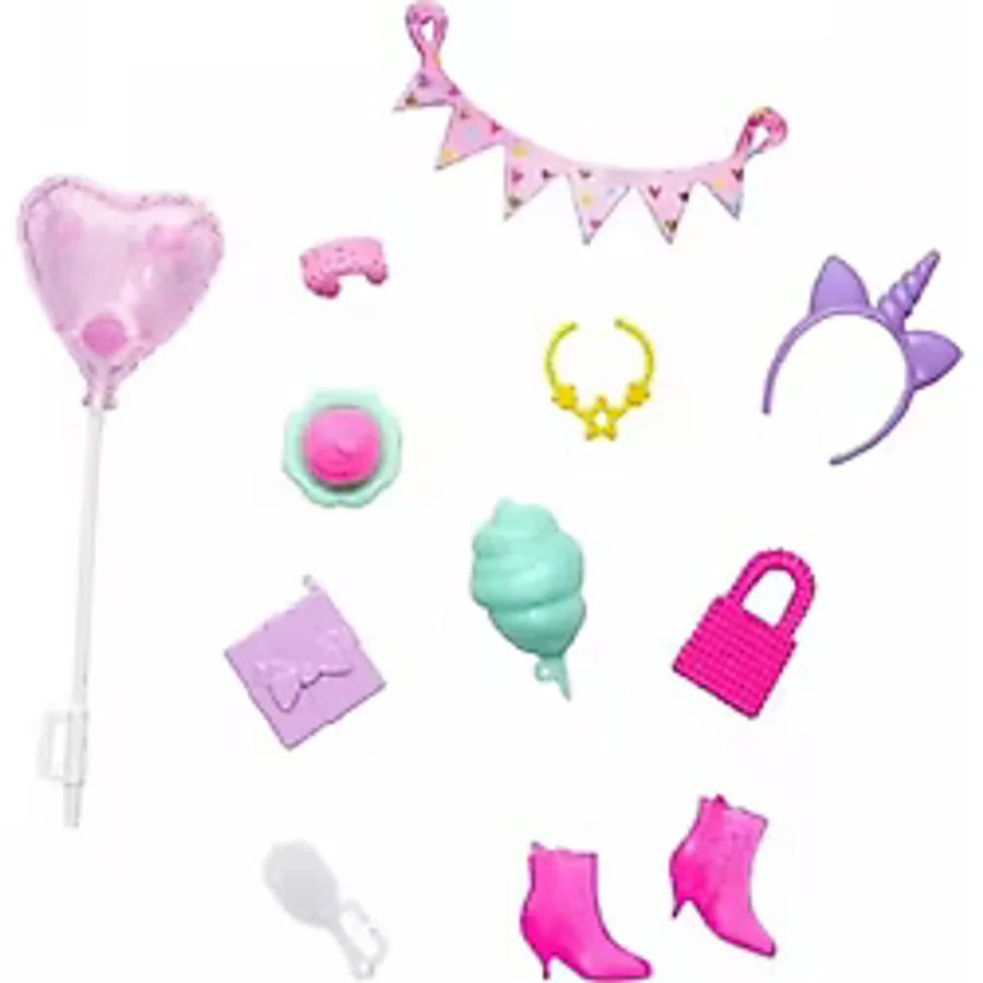 Barbie'nin Moda Aksesuarları Paketleri Fashion Accessories