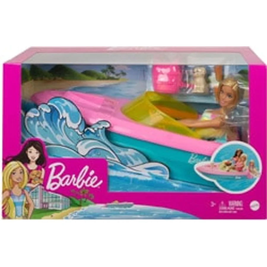Barbie ve Sürat Teknesi Oyun Seti GRG30