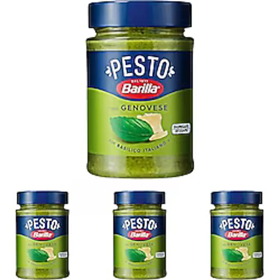 Barilla Fesleğenli Pesto (Pesto Genovese) Makarna Sosu 190 g. (4 paketi)
