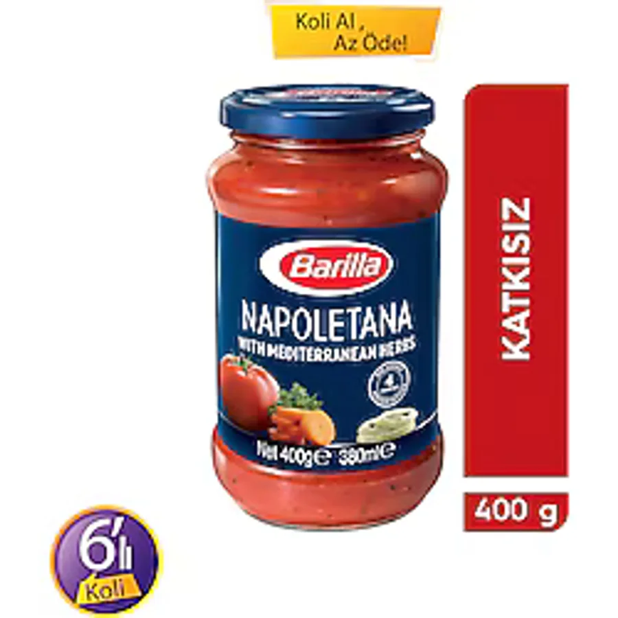 Barilla Napoletana Makarna Sosu 400 gr 6'lı