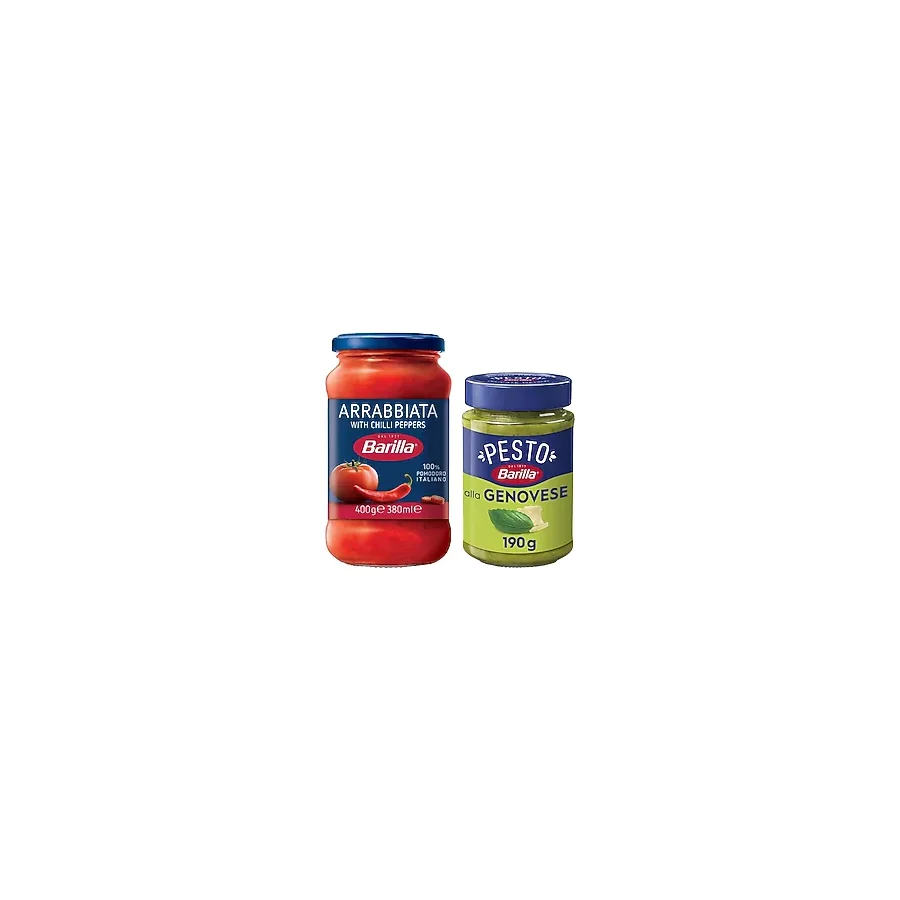 Barilla Pesto 190 gr ve Arrabiatta 400 gr Makarna Sosu 2 li Paket