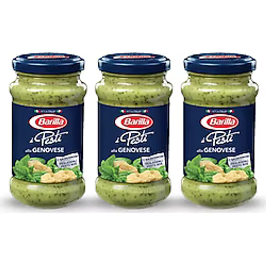 Barilla Pesto Genovese Fesleğen ve Fıstıklı Sos 190 gr 3'lü