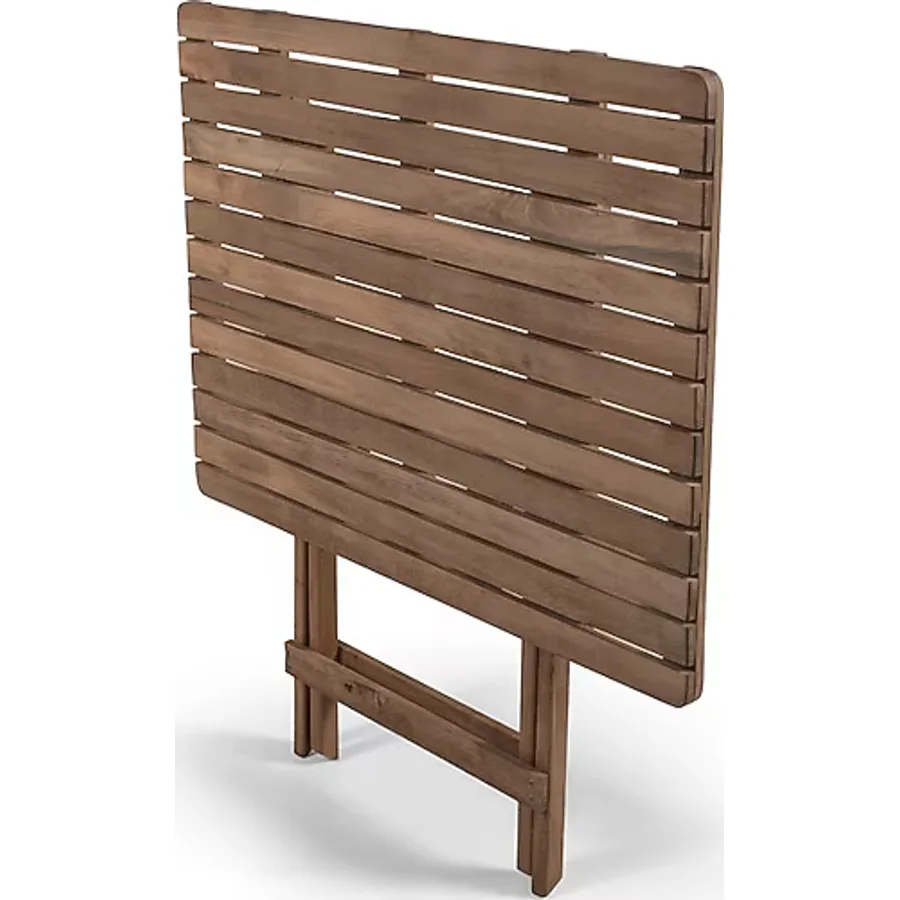 Barış Ahşap Ahşap Katlanır Masa Balkon Bahçe Teras Masası - 60 x 80 cm
