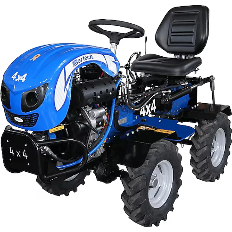 Bartech 4X4 10 Hp Dizel Mini Traktör Çapa Makinesi