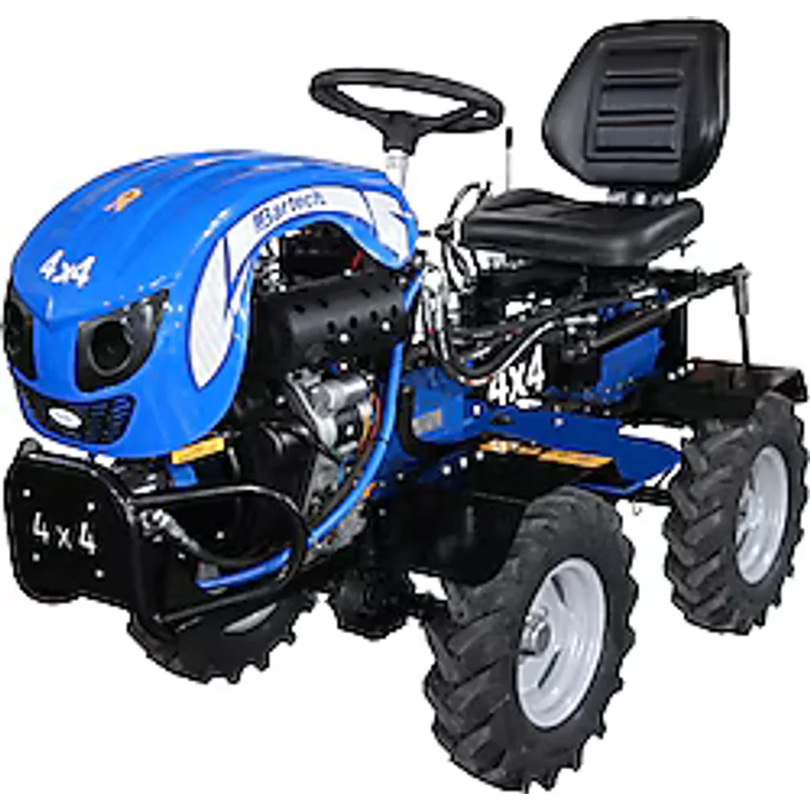 Bartech 4X4 10 Hp Dizel Mini Traktör Çapa Makinesi