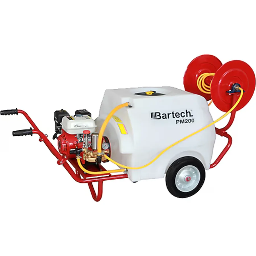 Bartech PM-200 VT30 200 lt Tekerlekli Pülverizatör İlaçlama Makinesi