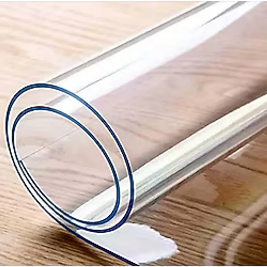 Başak Ev Tekstili 2 Mm Kalınlık 70 Cm En Şeffaf Kalın Pvc Masa Koruyucu Mika Masa Örtüsü