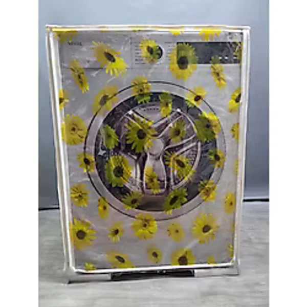 Başak Ev Tekstili Şeffaf PVC Çamaşır Makinesi Örtüsü - Su Geçirmez, Dayanıklı ve Su ve Toza Karşı Koruyucu