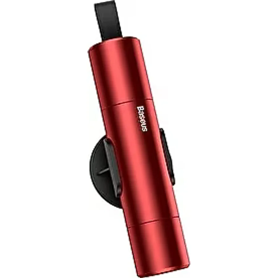 Baseus Araç Pencere Camı Ve Emniyet Kemeri Kesici Sharp Tool Safety Hammer