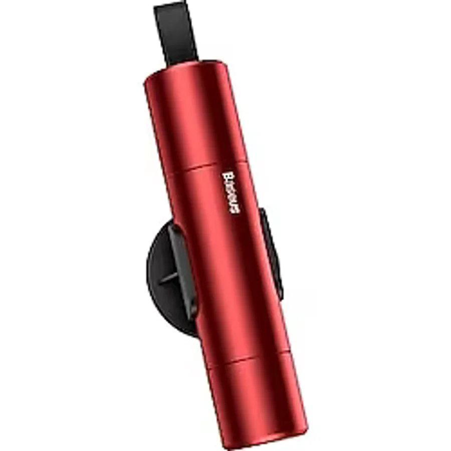 Baseus Araç Pencere Camı Ve Emniyet Kemeri Kesici Sharp Tool Safety Hammer
