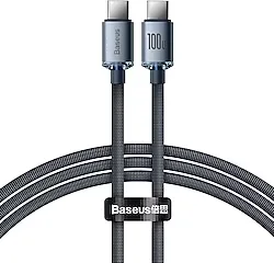 Baseus Crystal Shine 1.2 m Type-C to Type-C Hızlı Şarj Kablosu