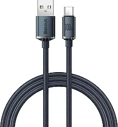 Baseus Crystal Shine 2 m USB to Type-C Hızlı Şarj Kablosu