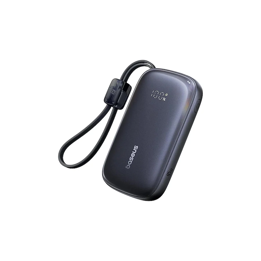 Baseus Enerfill FC21 QPow3 Ultra Siyah 45 W 20000 mAh Hızlı Şarj Powerbank