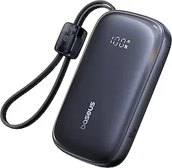 Baseus Enerfill FC21 QPow3 Ultra Siyah 45 W 20000 mAh Hızlı Şarj Powerbank