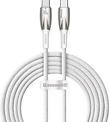 Baseus Glimmer Series 100 W 1 m Type-C to Type-C Hızlı Şarj Kablosu