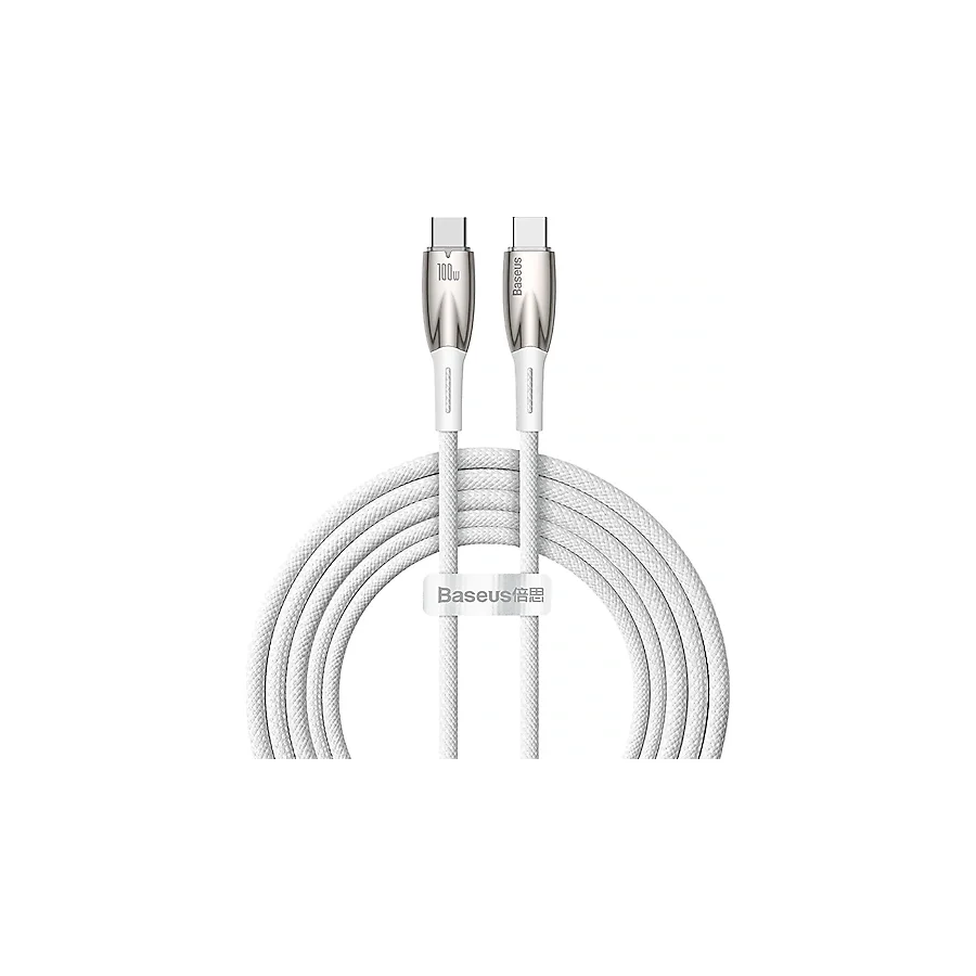 Baseus Glimmer Series 100 W 1 m Type-C to Type-C Hızlı Şarj Kablosu