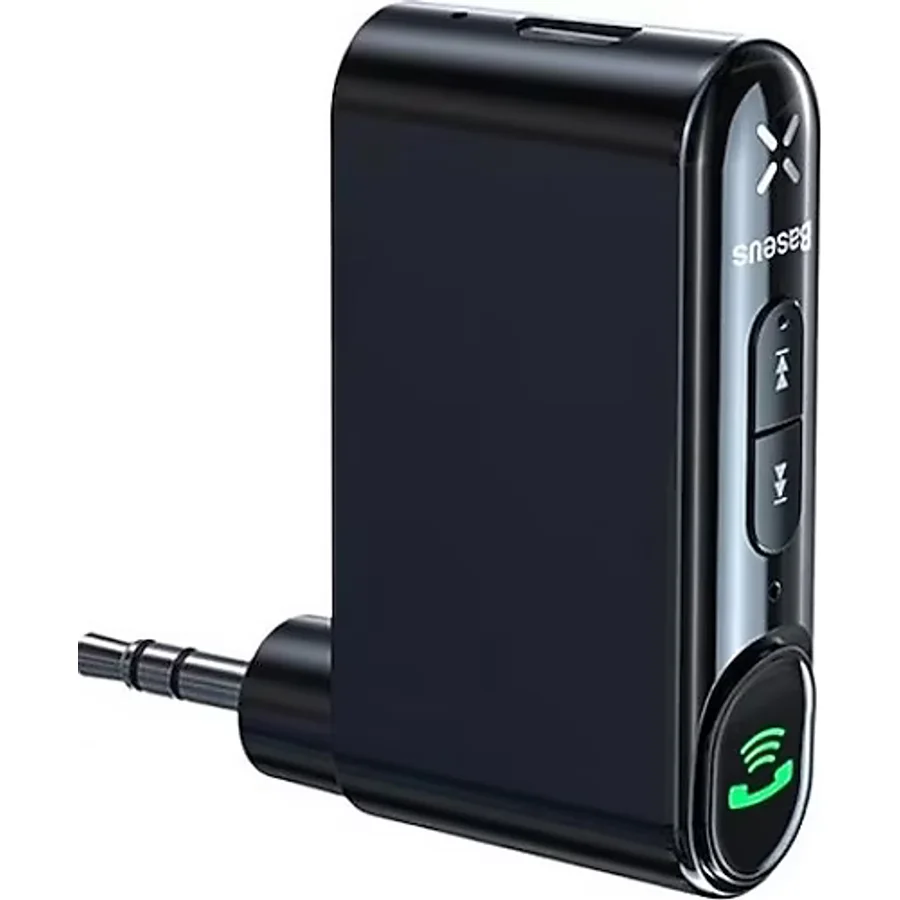 Baseus Wireless Bluetooth 5.0 3.5mm Jack Aux Araç Ses Aktarım Kiti Adeptör Wxqy-01