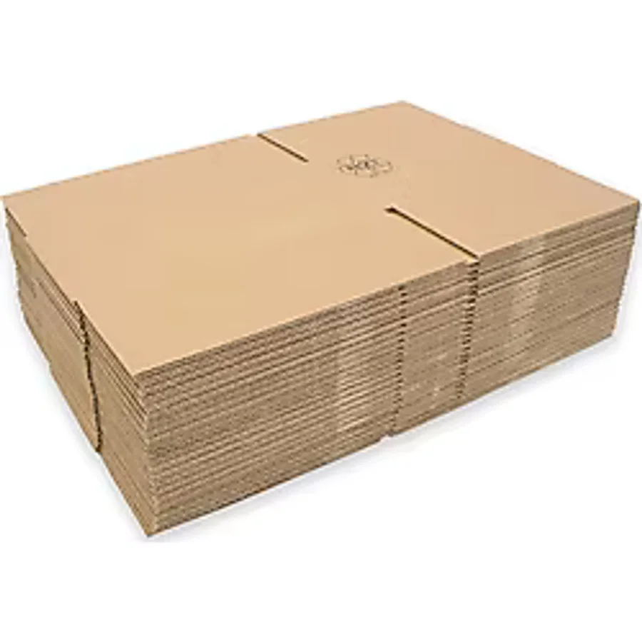 Baskısız Oluklu Kraft Karton Kargo Taşınma Depolama Kolisi - 30x40x35 Cm. - 10 Adetlik 10 Paket