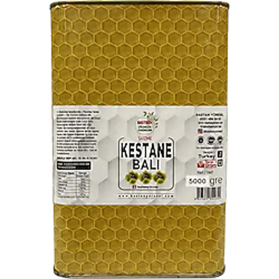 Baştan Yöresel Bozdağ Süzme Kestane Balı 5 kg