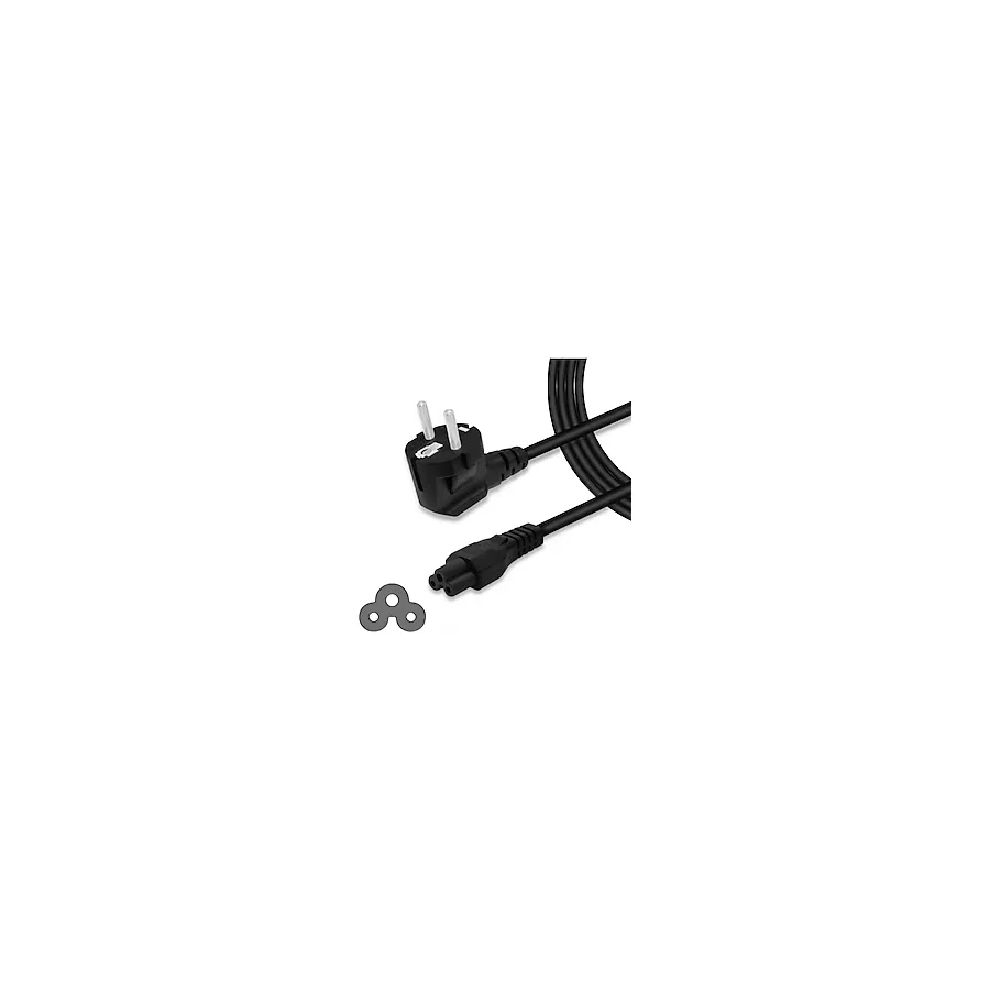 Bastore Laptop Adaptör Güç Kablosu Yonca Power Kablosu 1.5 Metre
